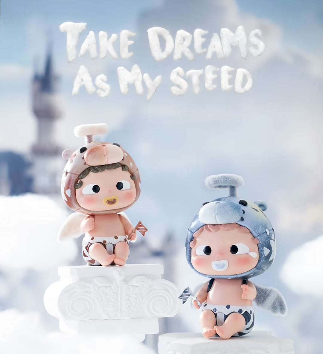 Ozai Chasing the Wind Pony & Chasing Rain Pony Series Hanging Card Dolls