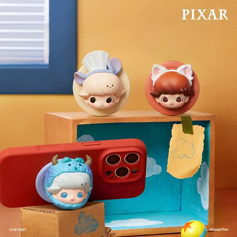 【preorder】POP MART Dimoo World x Pixar Magnetic Phone Holder Series toy surprise box Dolls