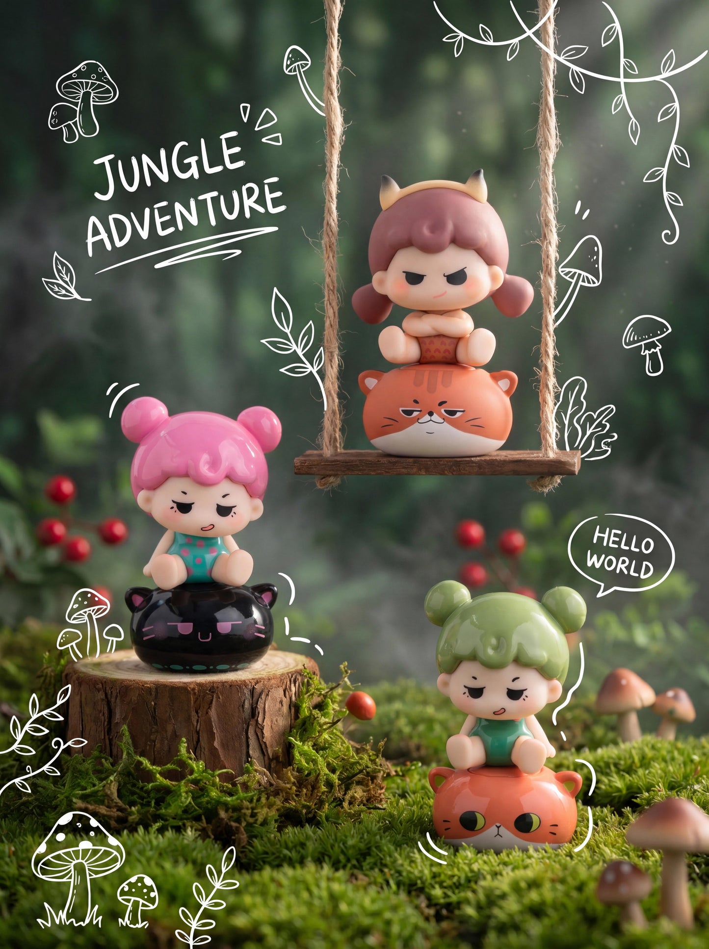 Mengdana Little World Minibean Series toy surprise box Dolls