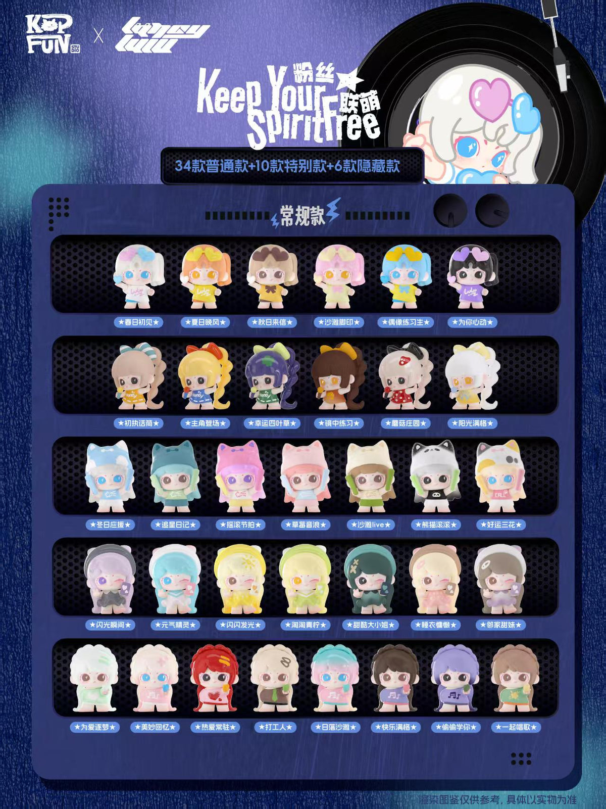 Lancy Lulu Fan Alliance Minibean Series toy surprise box Dolls